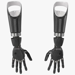 3D Brain Controlled Prosthetic Arms model