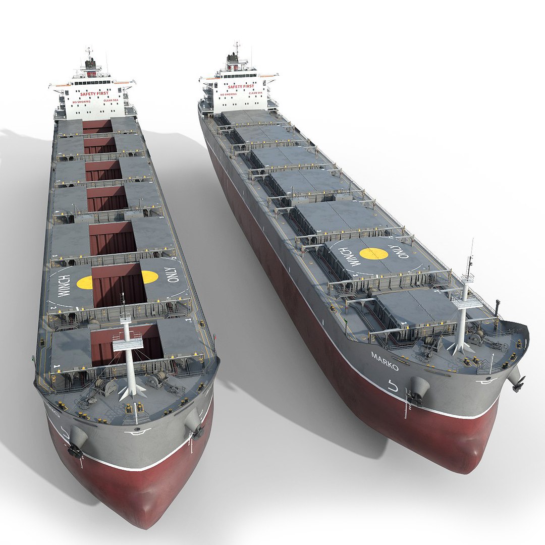 Vessel Bulk Carrier 3D Model - TurboSquid 1627028