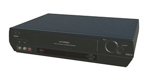3D model VHS video recorder