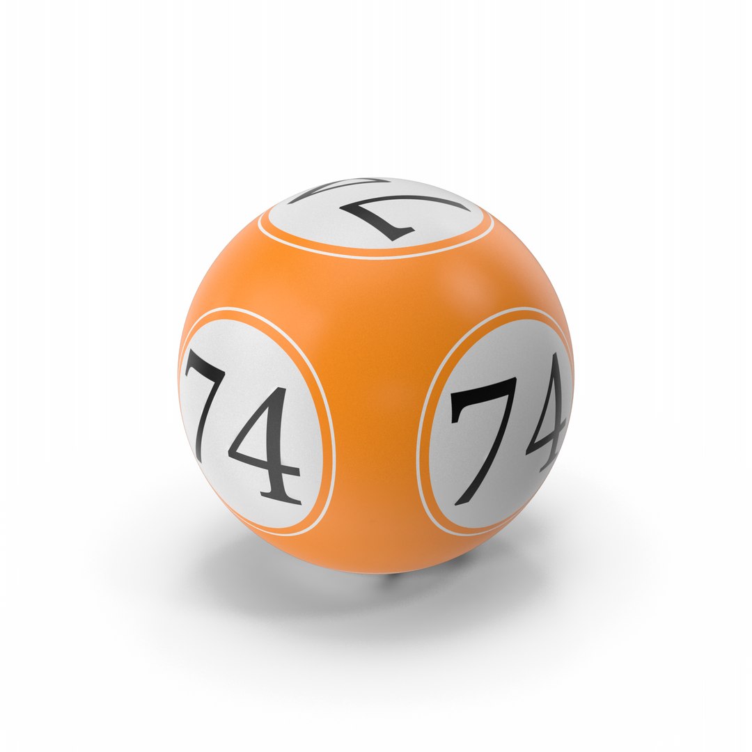 3D Bingo Ball 74 - TurboSquid 2259497