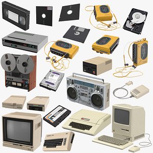 80s electronics 01 3D