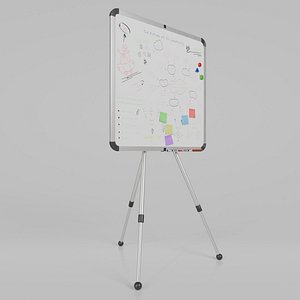 Customizable Metal Whiteboard with Stand - Square Writing Board