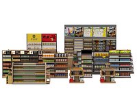 Supermarket Shelves and Store Fixtures Pack