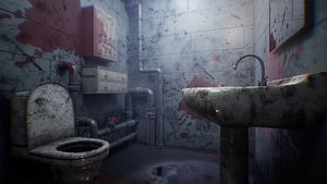 Horror Bathroom  16 Assets 3D model