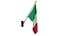Ensemble de drapeaux italiens