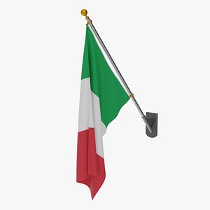Wall Flag Italy model