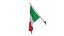 Wall Flag Italy