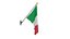 Wall Flag Italy