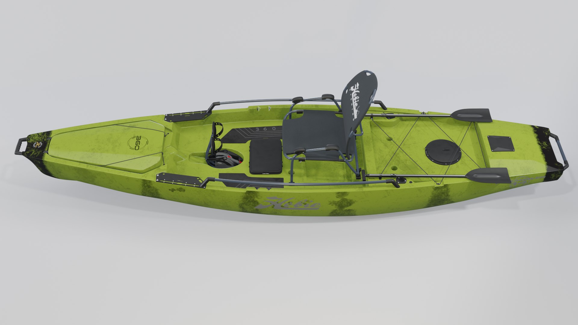 Kayak For Fishing Hobie Mirage Pro Angler 14 With 360 Camo Green