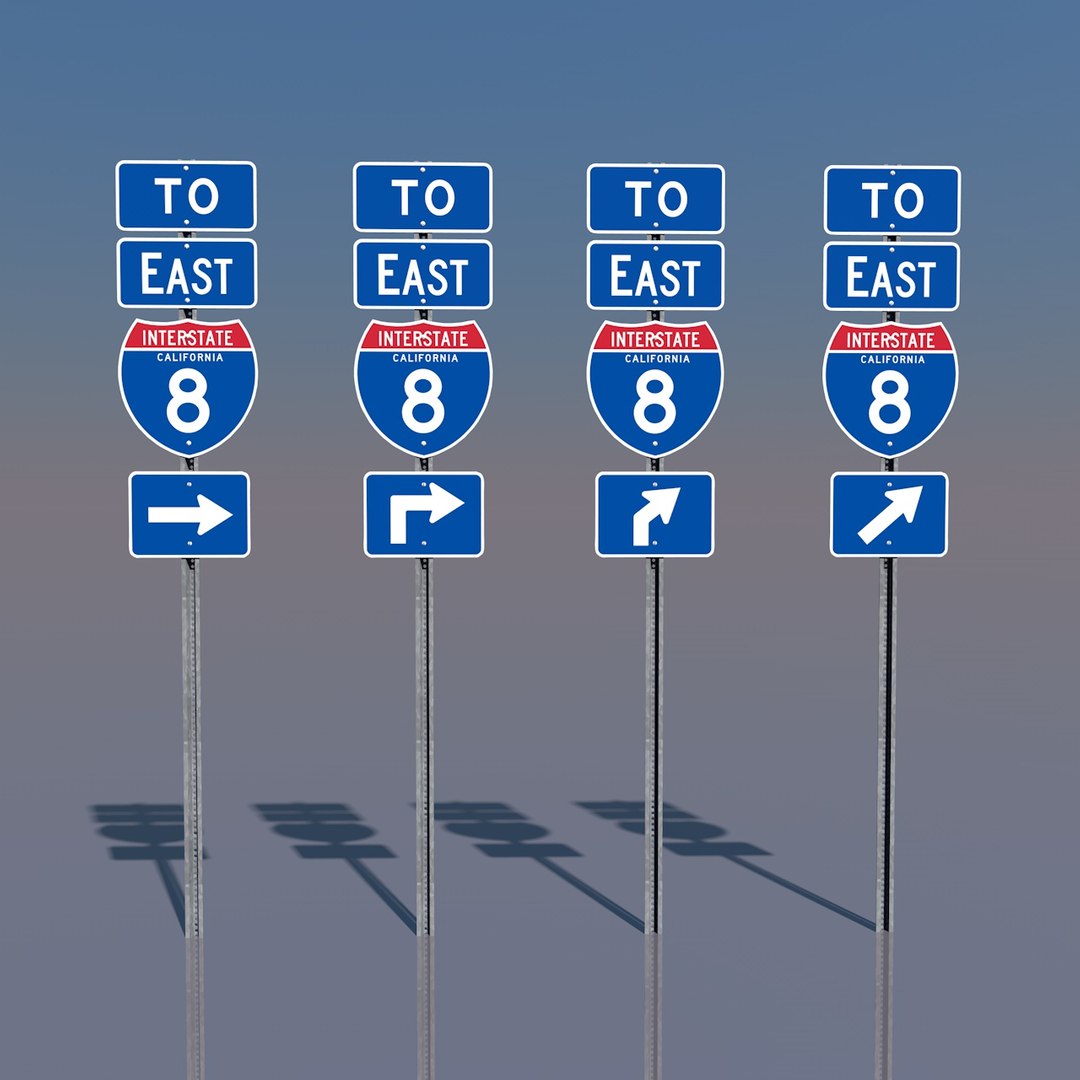 3d interstate 8 signs california model https://p.turbosquid.com/ts-thumb/3C/aFoYi4/TZkXJXJW/tointerstate8eastrightturncalifornia/jpg/1369146964/1920x1080/fit_q87/fe6fbab3b34483ffbf1f8f55e7a06992ed671c2b/tointerstate8eastrightturncalifornia.jpg