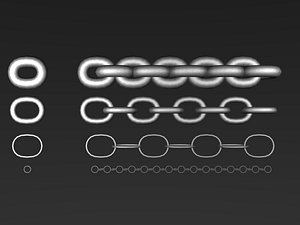 maya pack metal chains