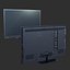 TV Flatscreen LCD PBR Low-poly Game Ready VR