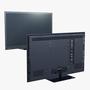TV Flatscreen LCD PBR Low-poly Game Ready VR