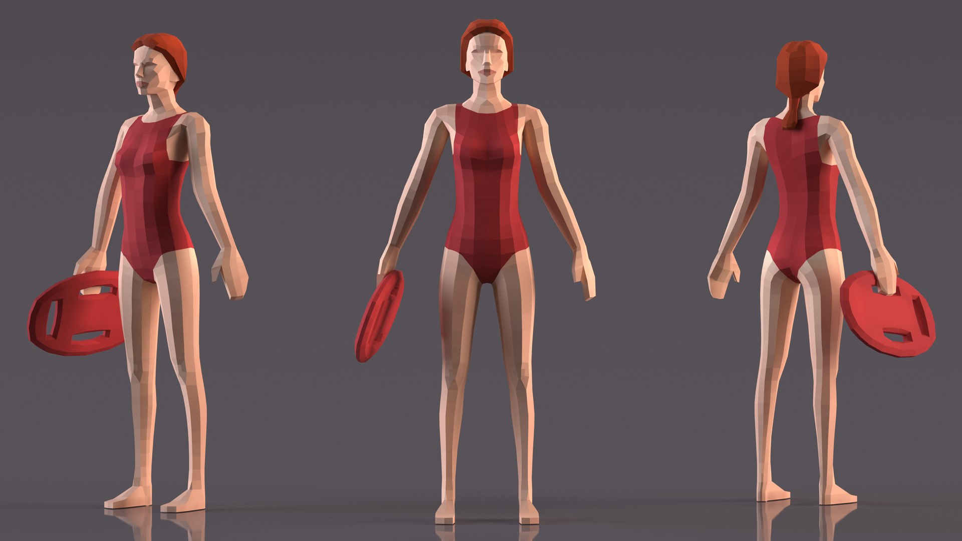 Low Poly Lifeguard 3D https://p.turbosquid.com/ts-thumb/3C/f2Vgym/Fb/lowpolylifeguard3dsmodel004/jpg/1706576304/1920x1080/fit_q87/176e1dfd9951538d3e84101bb3fb758ff4ebdcdb/lowpolylifeguard3dsmodel004.jpg