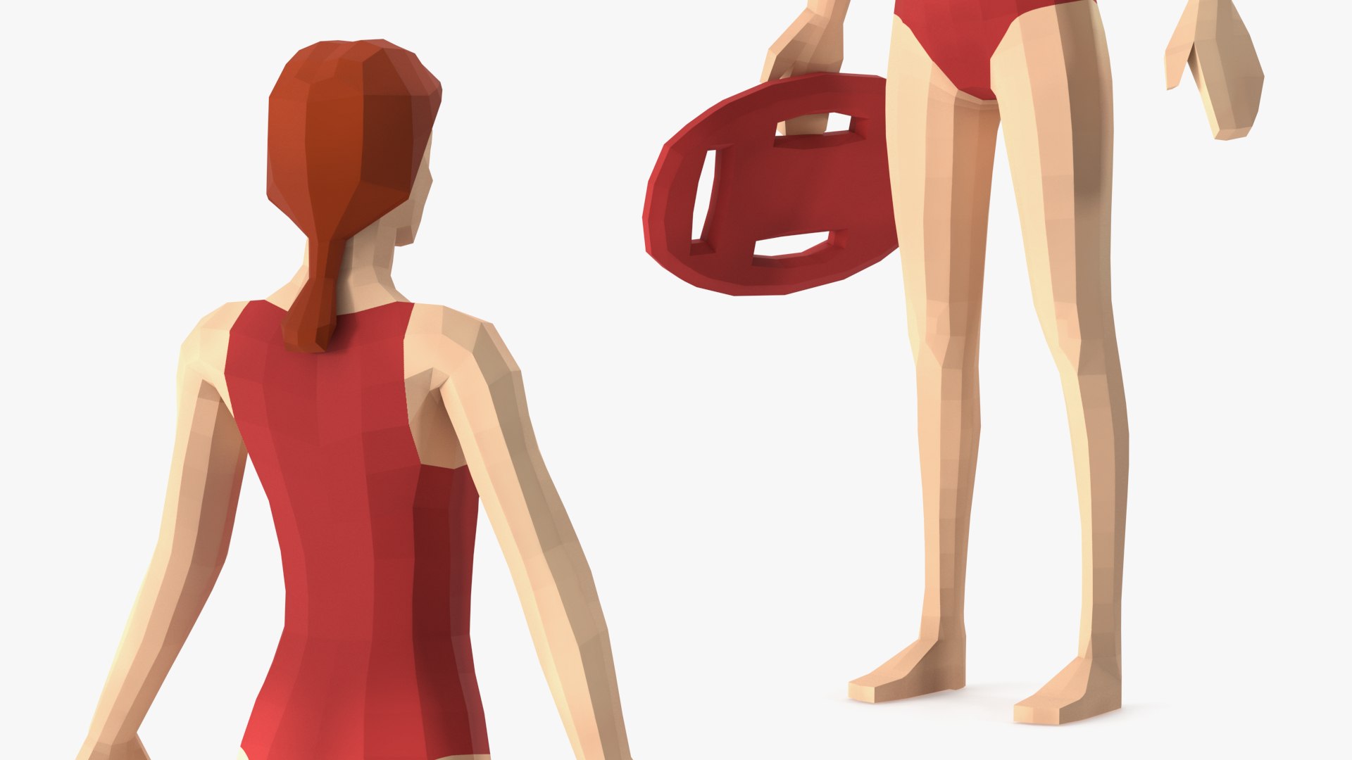 Low Poly Lifeguard 3D https://p.turbosquid.com/ts-thumb/3C/f2Vgym/p7/lowpolylifeguard3dsmodel007/jpg/1706576318/1920x1080/fit_q87/436d8a346d96586ca06a029f5cafde6901325629/lowpolylifeguard3dsmodel007.jpg