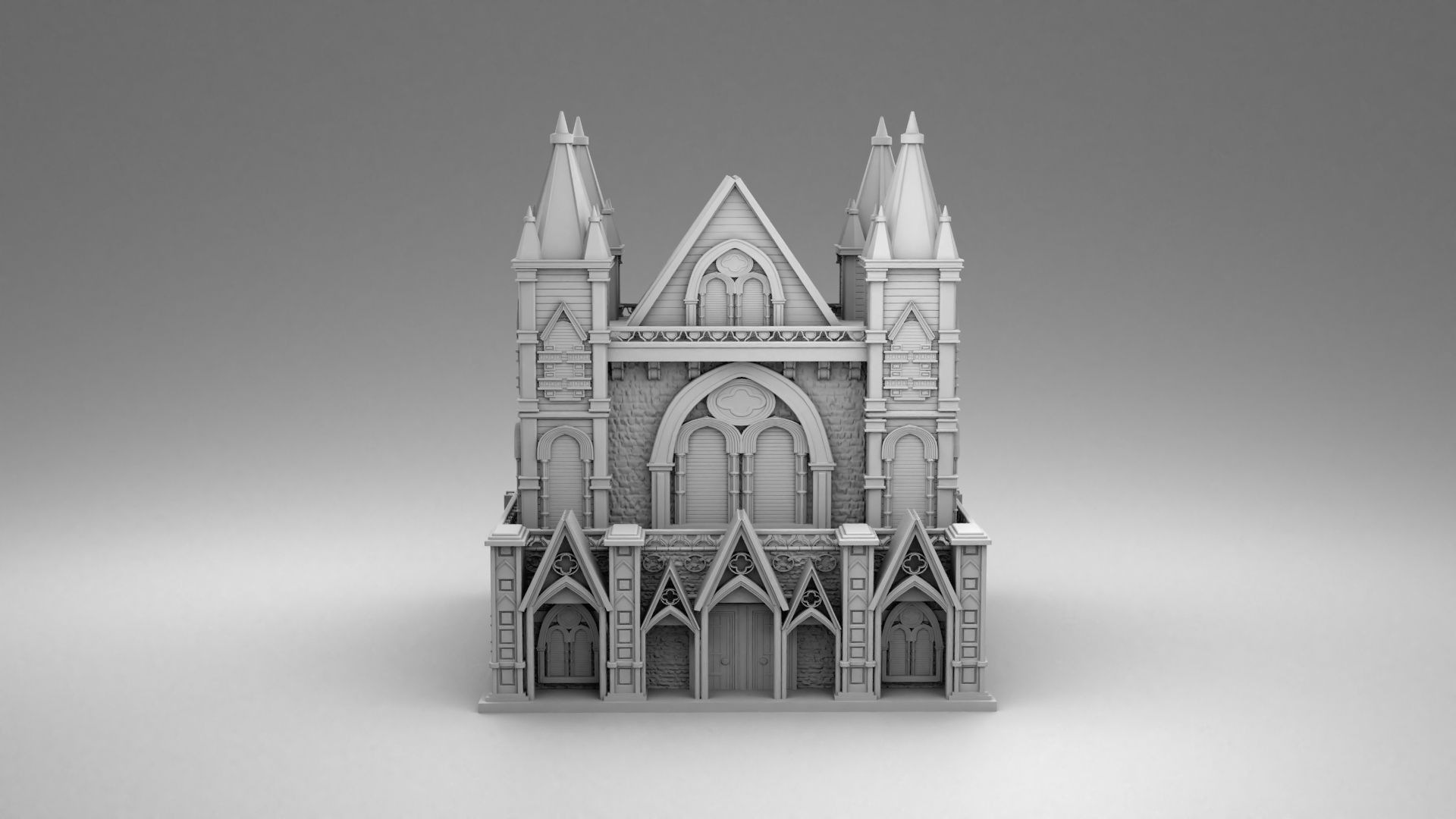 3D gothic model - TurboSquid 1688059