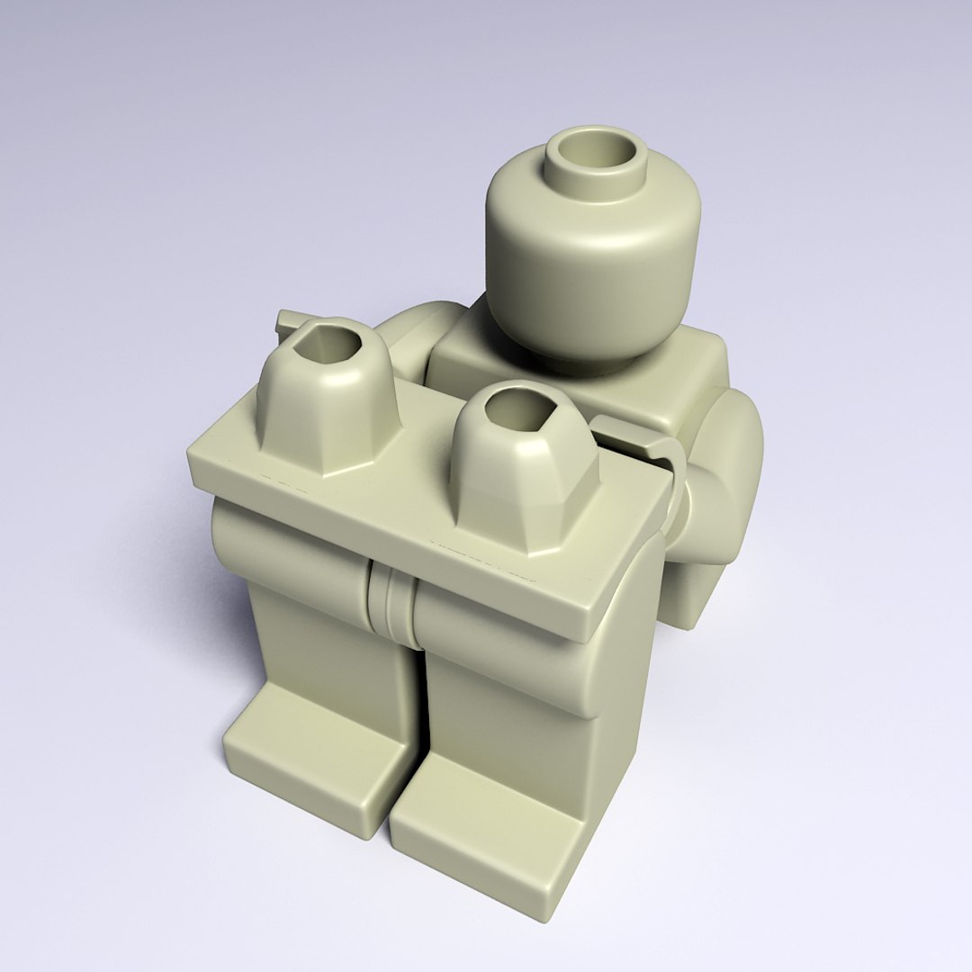 Lego Character 3d Max