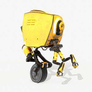 Monocykl Sci-Fi Robot