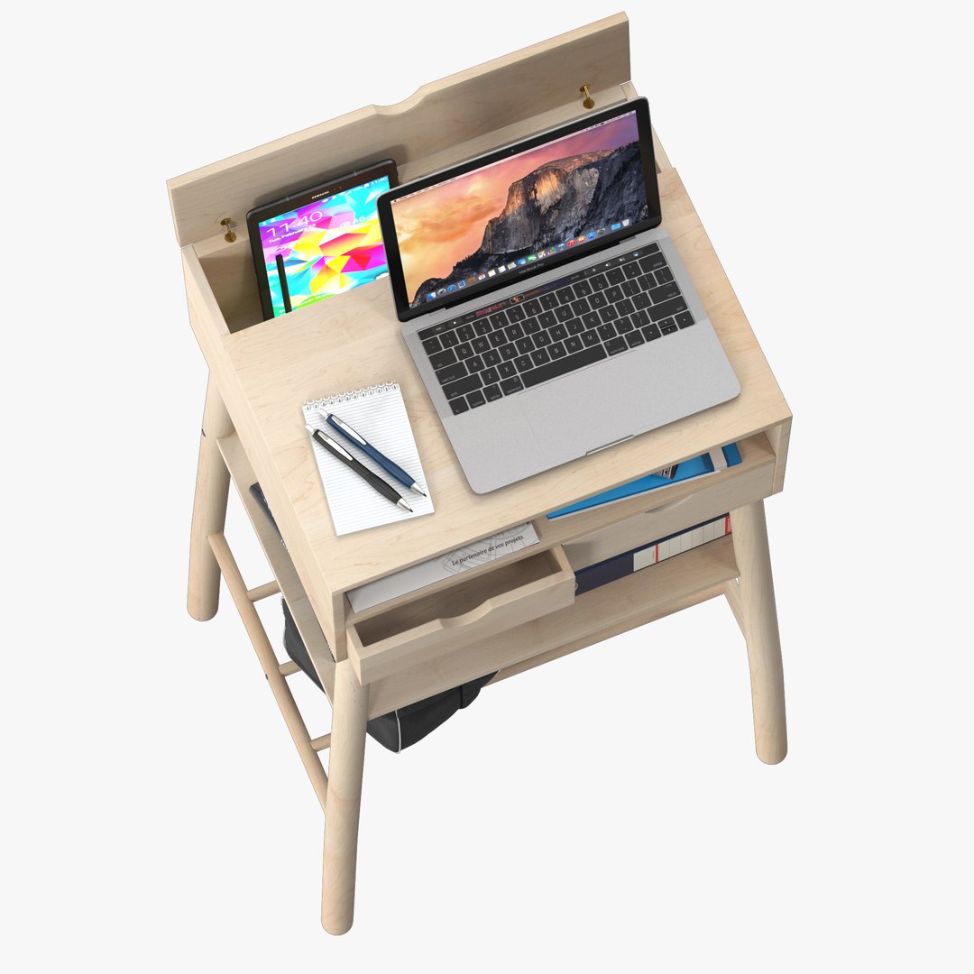 Ikea Knotten Standing Desks 3D Model - TurboSquid 1300136