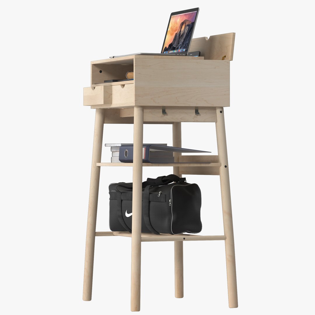 Ikea Knotten Standing Desks 3D Model - TurboSquid 1300136