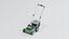 Cordless Rotary Lawnmower with Grass Box Folding Handle and Battery Bay