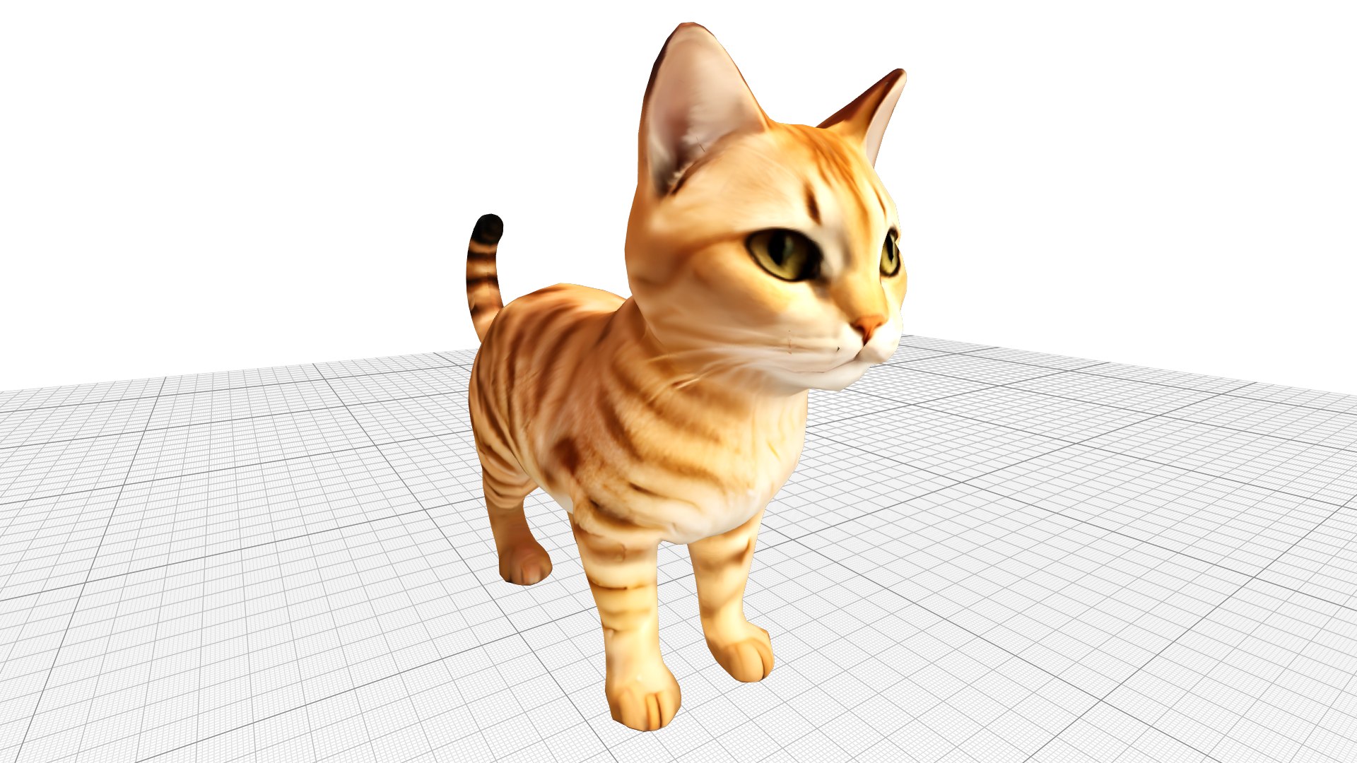 3D Model Tabby Cat - TurboSquid 2305695
