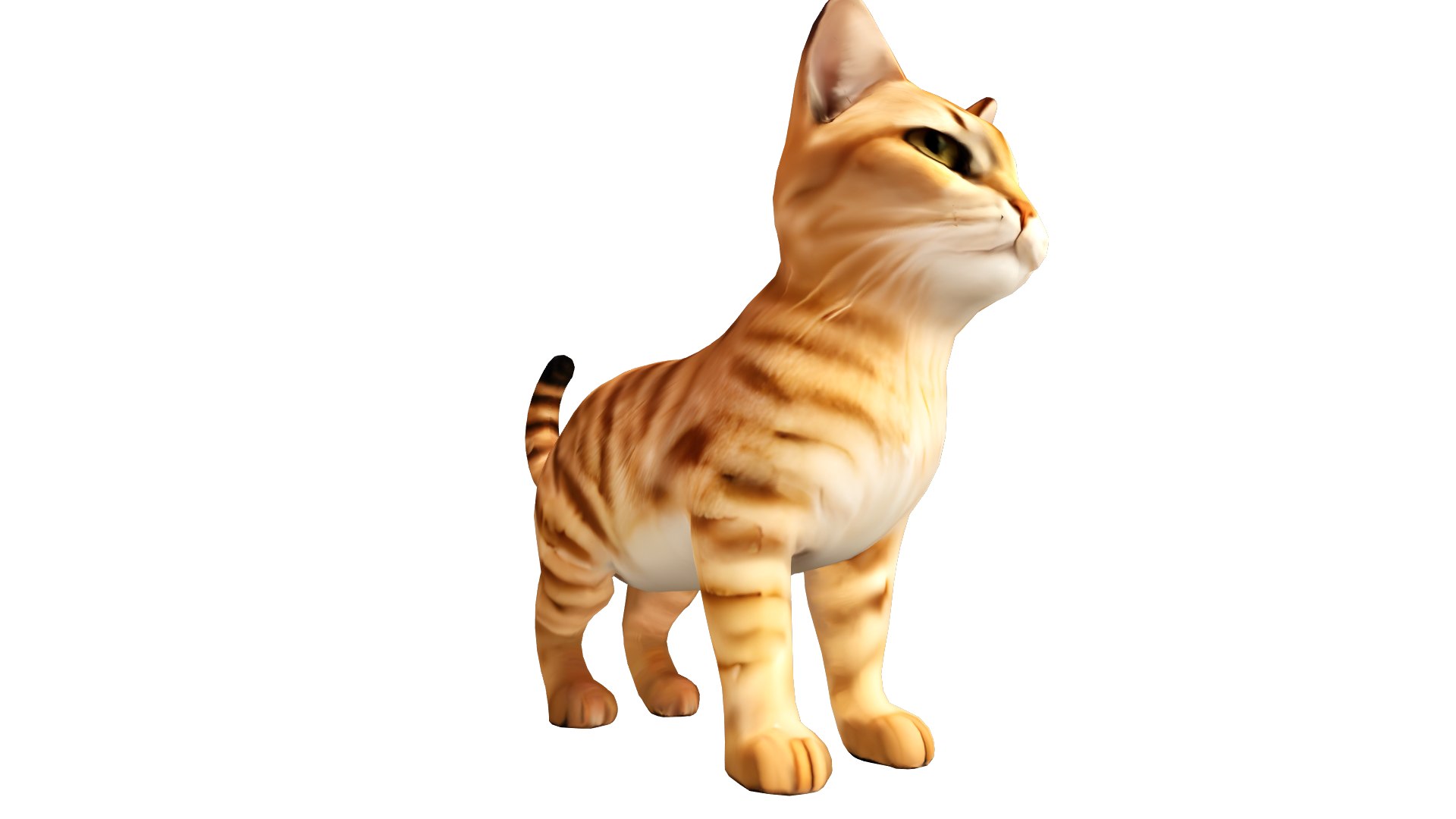 3D Model Tabby Cat - TurboSquid 2305695