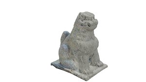 3D Korean Traditional Lion Statue