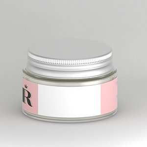 Small Glass Jar- 3D Model Ready to Render inside 3dsMax and Vray