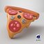 3D Pizza Stylized model