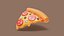 3D Pizza Stylized model