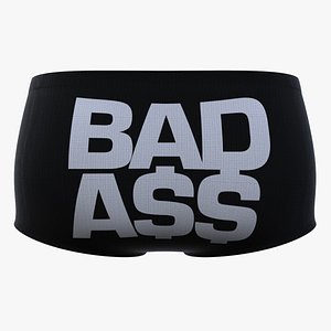 3D model pants underwear