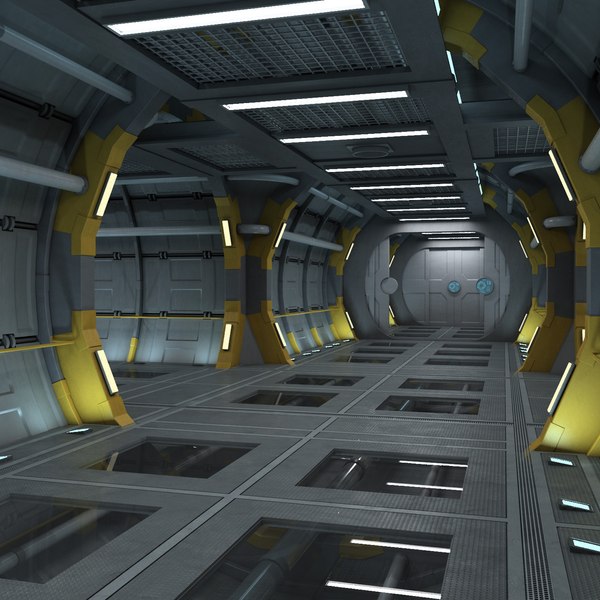 Spacecraft Corridor 3D Models for Download | TurboSquid