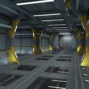 SciFi Corridor - Customizable Modules