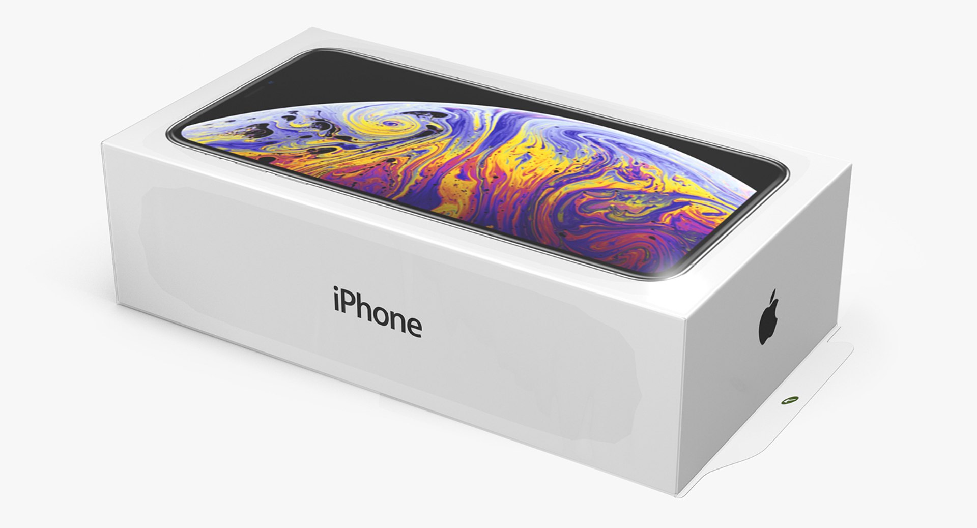 iPhone Xs Max Box 3D Model 3D model preview