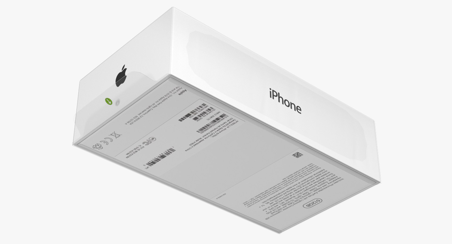3D Iphone Xs Box Mobile Phone Model - TurboSquid 1373886