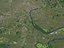 Nashville, Tennessee, États-Unis, en 20 km x 20 km - ville et zone urbaine