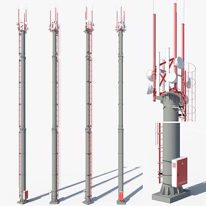 communication tower 3D model