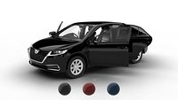 Toyota Allion 2019 HQ 3d model
