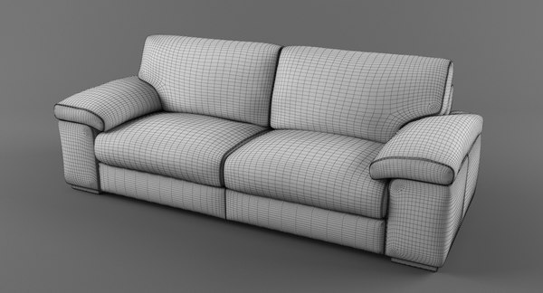 Modern fabric sofa 3D model - TurboSquid 1159276