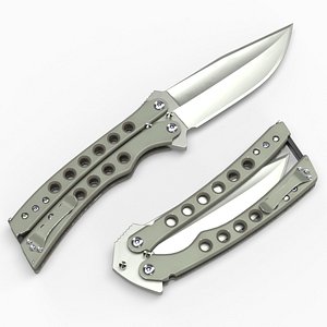 Knife Balisong 3D model
