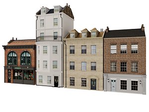 3D London houses 2 3D model