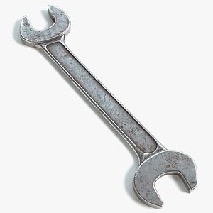 old wrench 3D model