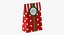 christmas bags 02 red 3d model