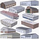 12 PBR工业建筑系列