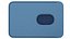 iPhone Leather Wallet with MagSafe Baltic Blue