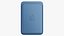 iPhone Leather Wallet with MagSafe Baltic Blue