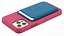 iPhone Leather Wallet with MagSafe Baltic Blue