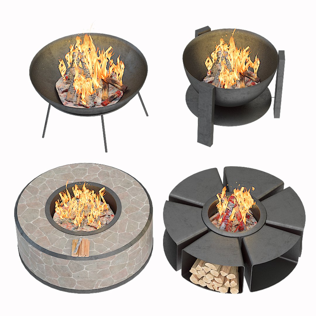 3D Model Modern Outdoor Pits - TurboSquid 1564310