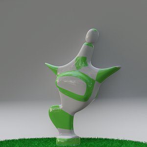 Futuristic Garden Decoration Building 4